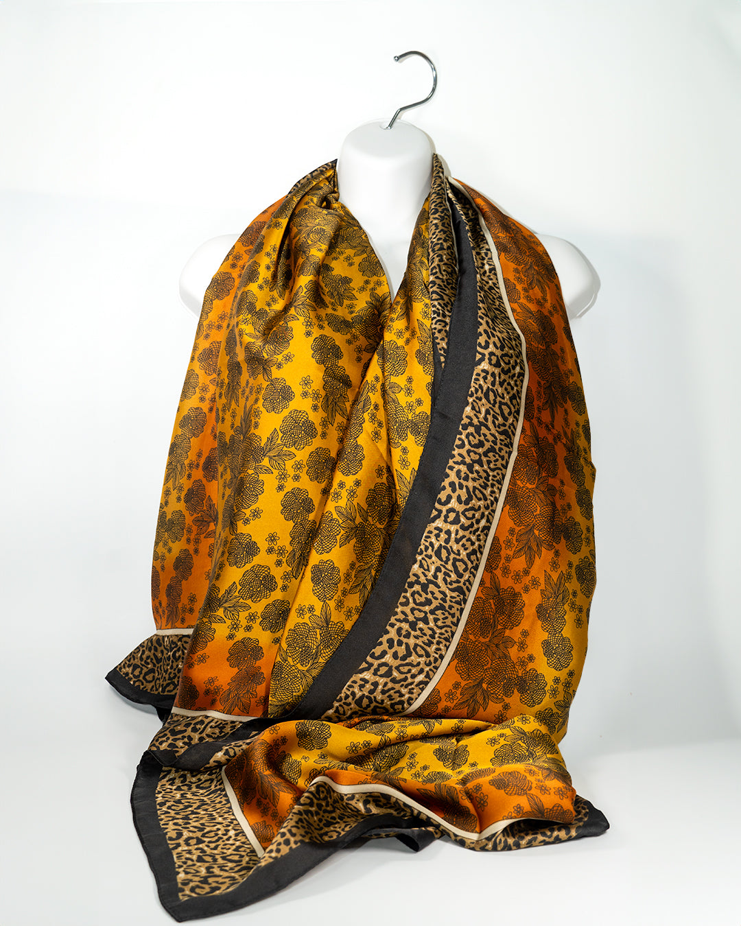 My Golden Glow Silk Scarf